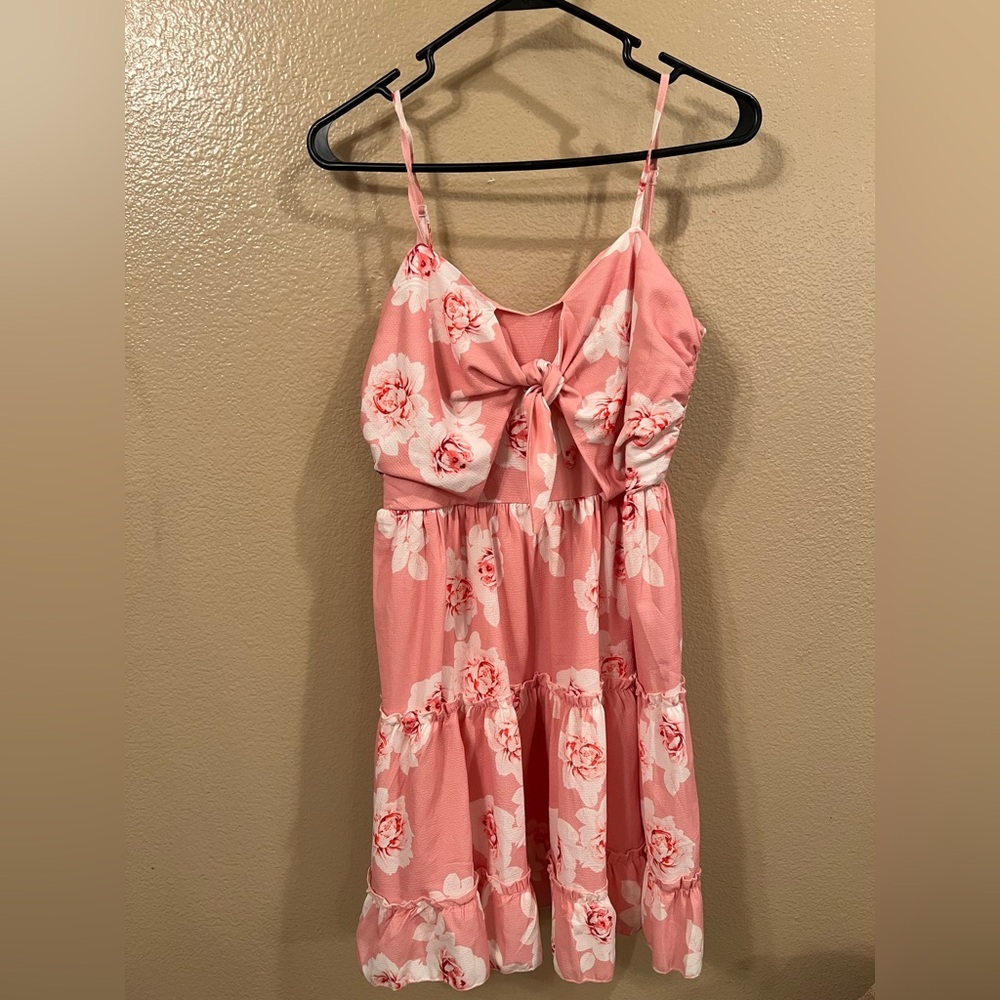 Pink Floral Sundress